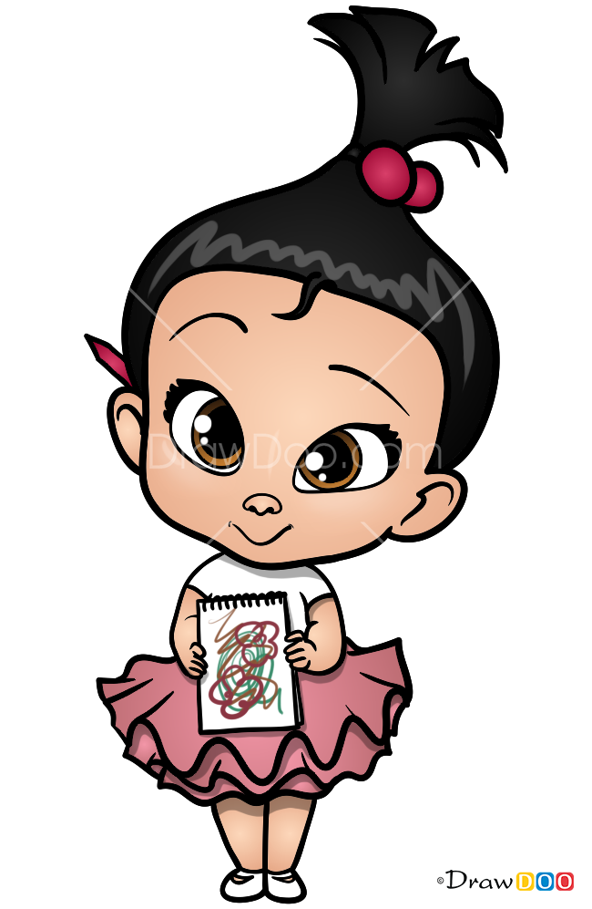 How to Draw Staci, Baby Boss